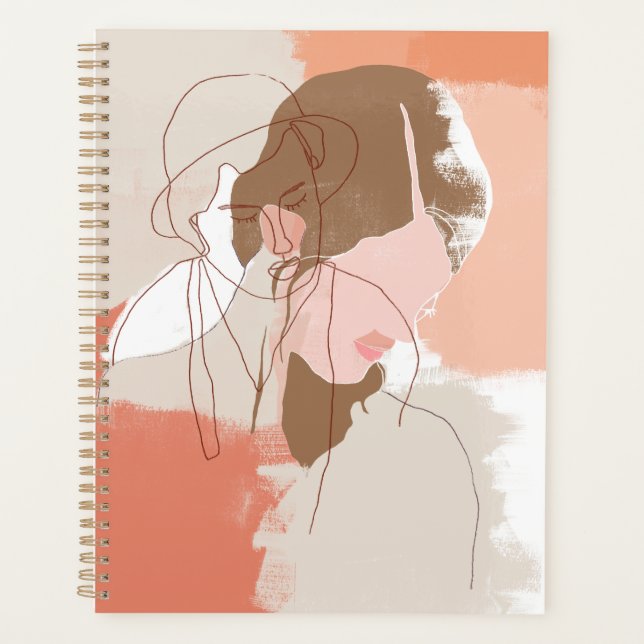 Contour peint Portrait féminin (Devant)