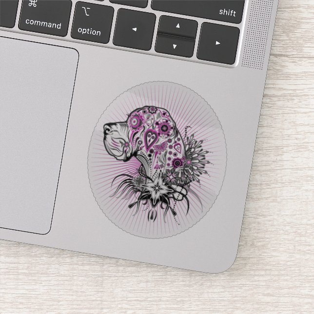 Contour Sticker tatouage Grande Danse (Détail)