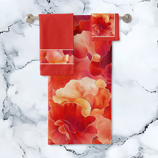 Contraste Abstrait d'inflammation florale