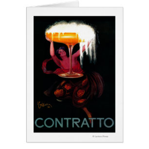 Contrat Vintage PosterEurope