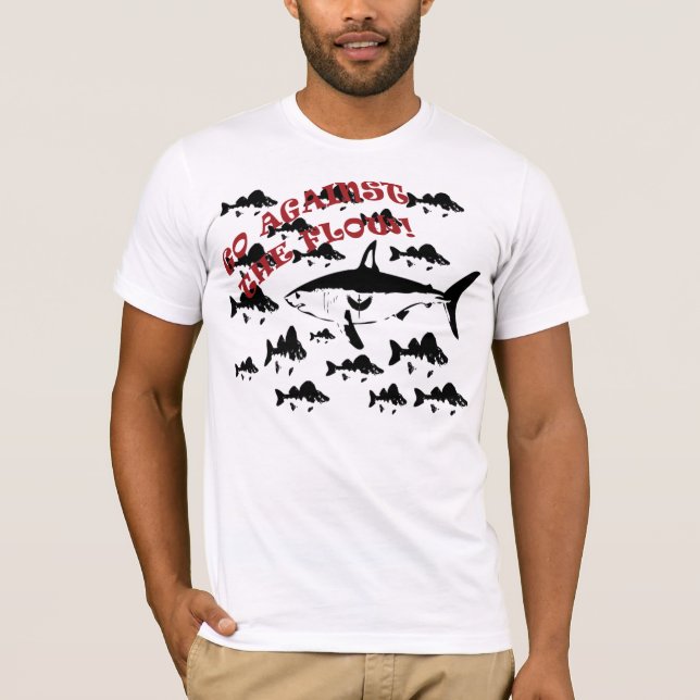 CONTRE LE T-SHIRT D'ÉCOULEMENT (Devant)