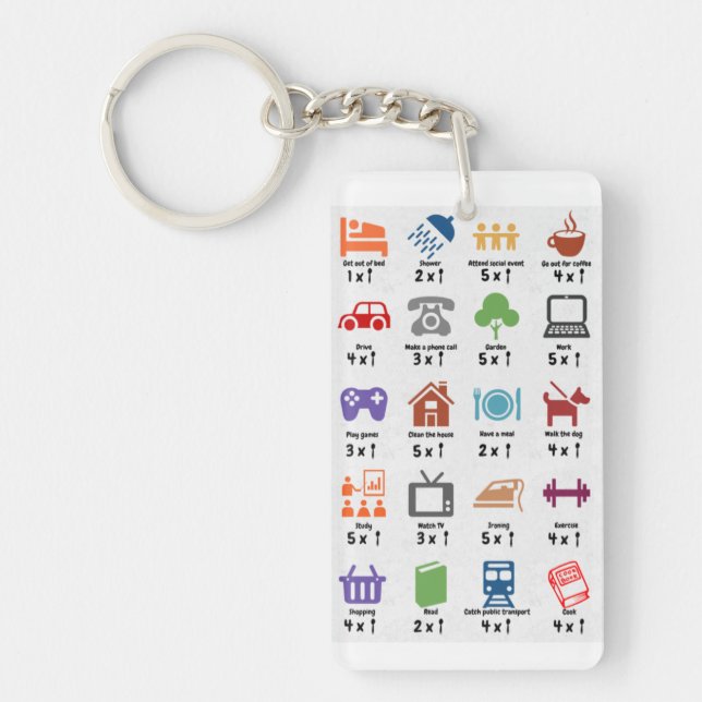 Contre- porte-clés de cuillère (Devant)