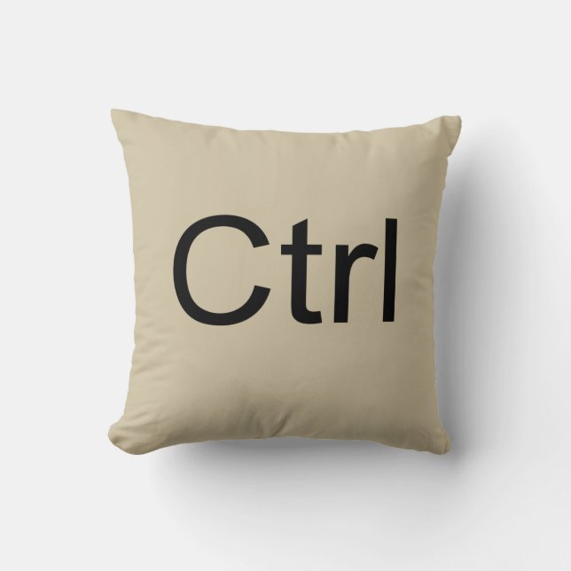 Contrôle Alt Delete (Ctrl Alt Del) Coussin (Recto)