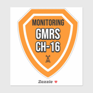 Contrôle Sticker du canal 16 du SRMG pour véhicule