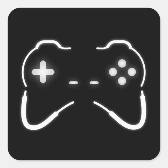 Contrôleur de jeu sticker carré