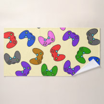 Contrôleurs de jeux vidéo colorés