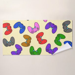 Contrôleurs de jeux vidéo colorés