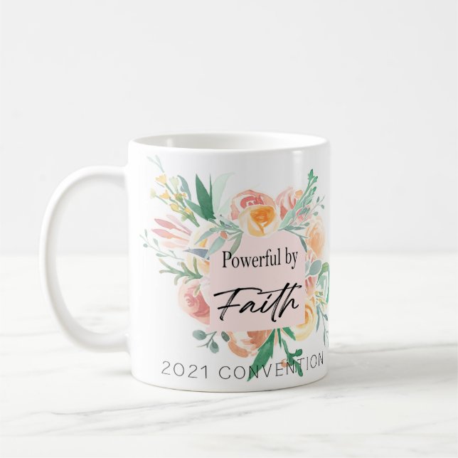 Convention JW 2021 - Puissante par Faith Mug (Gauche)