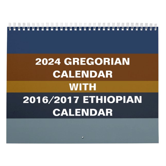 Convertisseur calendrier mural éthiopien 2024 (Protection)