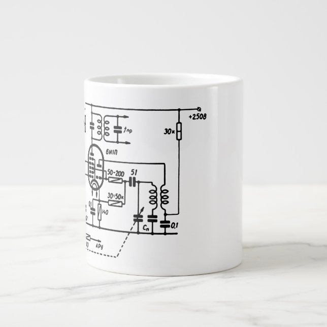 Convertisseur de fréquence ECH81 Mug (Devant)