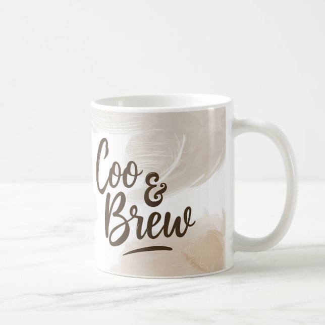 Coo & Brew Pigeon Coffee Mug (Droite)