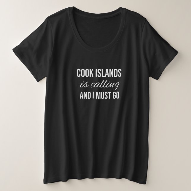 Cook Islands Is Calling And I Must Go Vacation Roo (Design devant)
