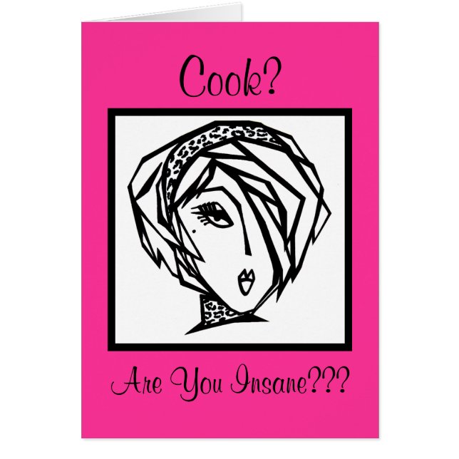 Cook ? Vous êtes fou ? ? cartes ? (Devant)