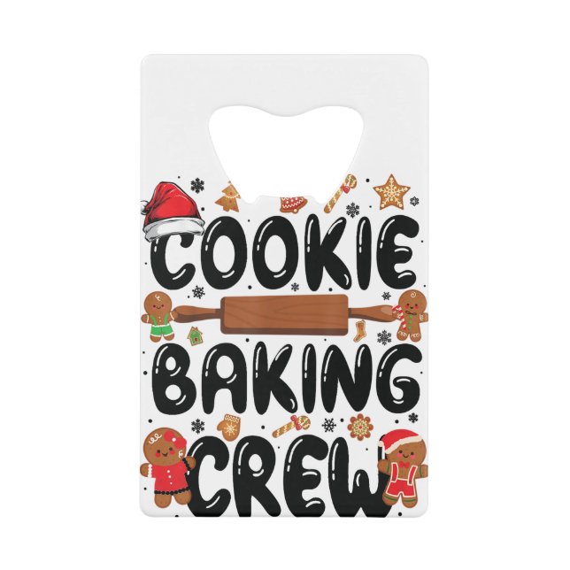 Cookie Baking Crew Noël Père Noël Family Gingerbr (Devant)