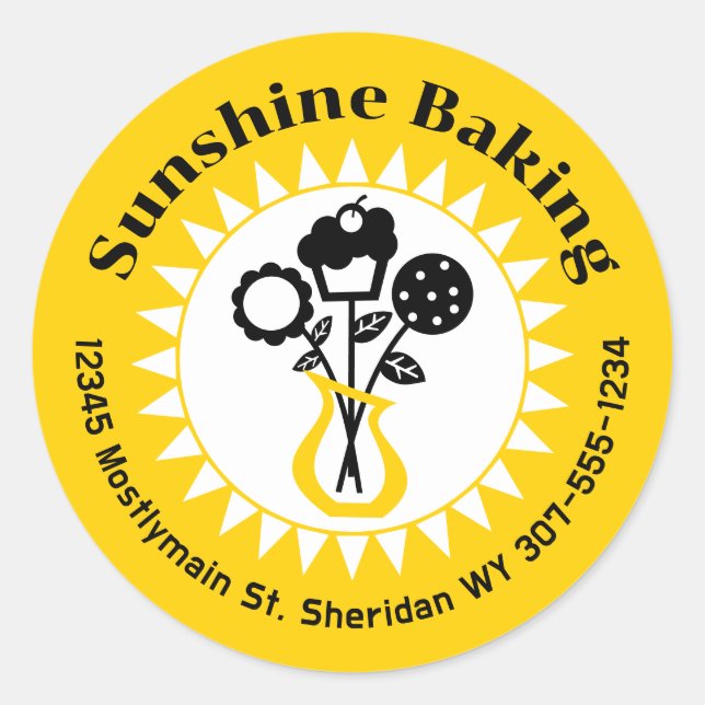 cookie cupcake bouquet pâtisserie étiquette cadeau (Devant)