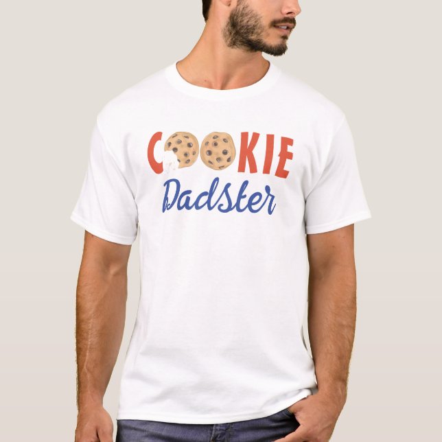 Cookie Dadster Colorful Papa T-shirt (Devant)