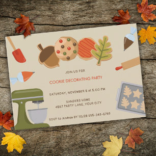 COOKIE DÉCORATEUR INVITATION PARTI