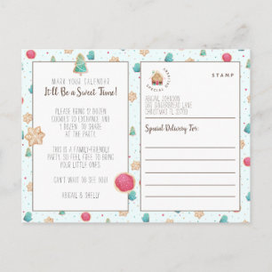 Cookie Exchange Christmas Party Budget Invitation
