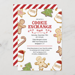 Cookie Exchange Fête Invitation