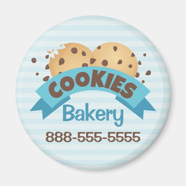 Cookies Boulangerie Circle Magnet (Devant)