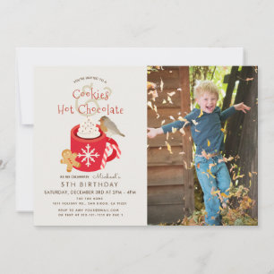 Cookies & Chocolat Chaud Photo Invitation Annivers
