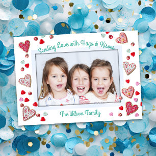 Cookies dans Candy Hugs n Kisses Valentines Carte