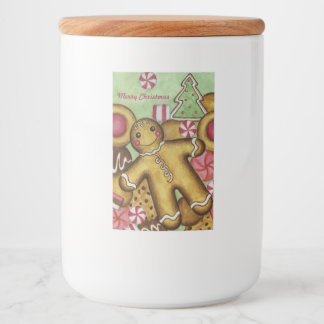 Cookies de Noël Bonbons Étiquettes cadeaux