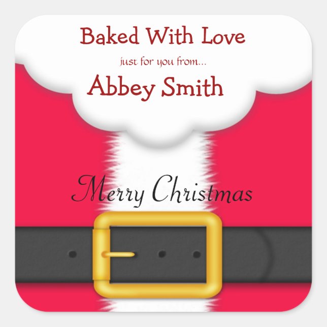 Cookies de Noël, Bonbons, & Traitements, Stickers  (Devant)