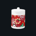Cookies de Noël et flocons de neige en rouge<br><div class="desc">You are viewing The Lee Hiller Designs Collection of Home and Office Decor,  Apparel,  Toxiques and Collectibles. The Designs include Lee Hiller Photographie et Mixed Media Digital Art Collection. You can view her her Nature photographiy at at http://HikeOurPlanet.com/ and follow her hiking blog within Hot Springs National Park.</div>