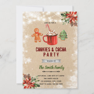 Cookies de Noël et invitation au cacao