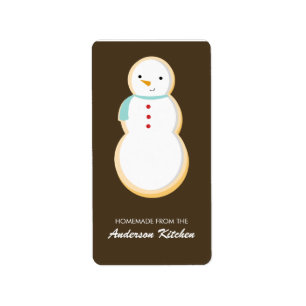 Cookies de Noël Étiquette