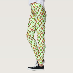 Cookies de Noël Vert Cookies Leggings de vacances