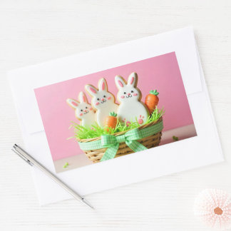 Cookies de Pâques Stickers Classic Round