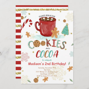 Cookies doux Invitation d'anniversaire