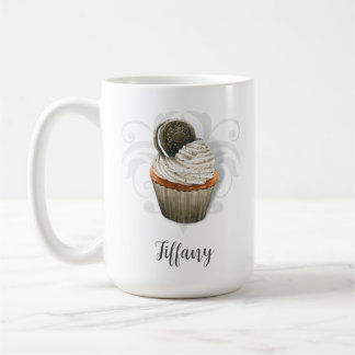 Cookies et crème cupcake mug