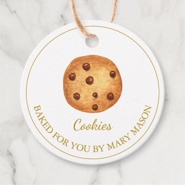 Cookies faits maison Favoriser les étiquettes | Bl (Devant)