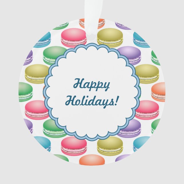 Cookies Pop Art Macarons colorés (devant)