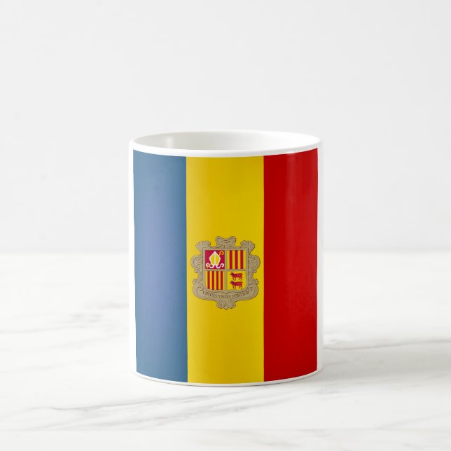 Cool Andorre Drapeau Café Mug (Centre)