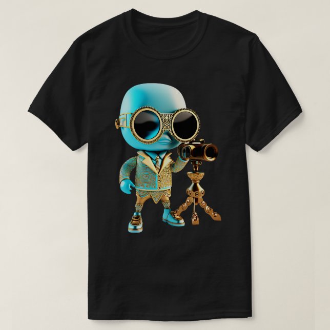 Cool Aristocat Emoji Smiley TShirt (Design devant)