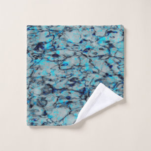 Cool, art numérique moderne d'aquarelle bleue