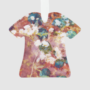 Cool, art tendance du motif romantique aux fleurs