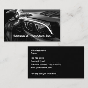 Cool Automotive Cartes de visite Design