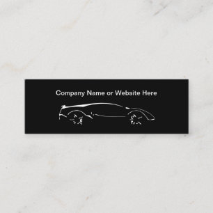 Cool Automotive Thème Compact Style Cartes de vis