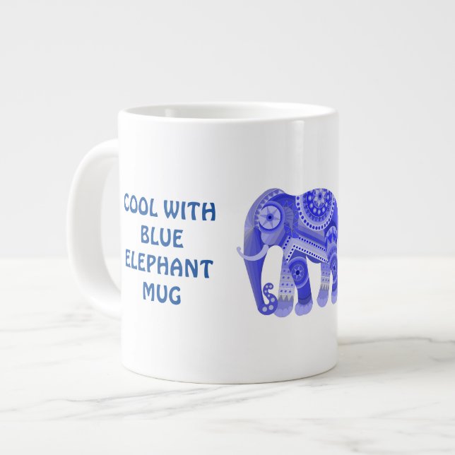 COOL AVEC MUG BLEU ELEPHANT (Devant gauche)
