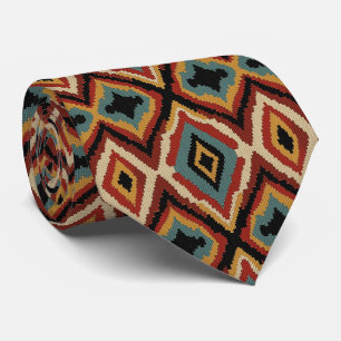 Cool Aztec motif cravate carrelé