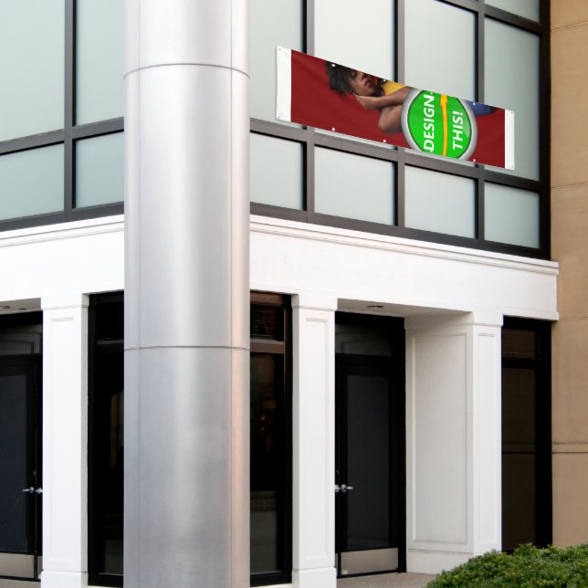 COOL ! Bannière - 2.5'x10' - Grommets extérieurs a (Bâtiment extérieur)