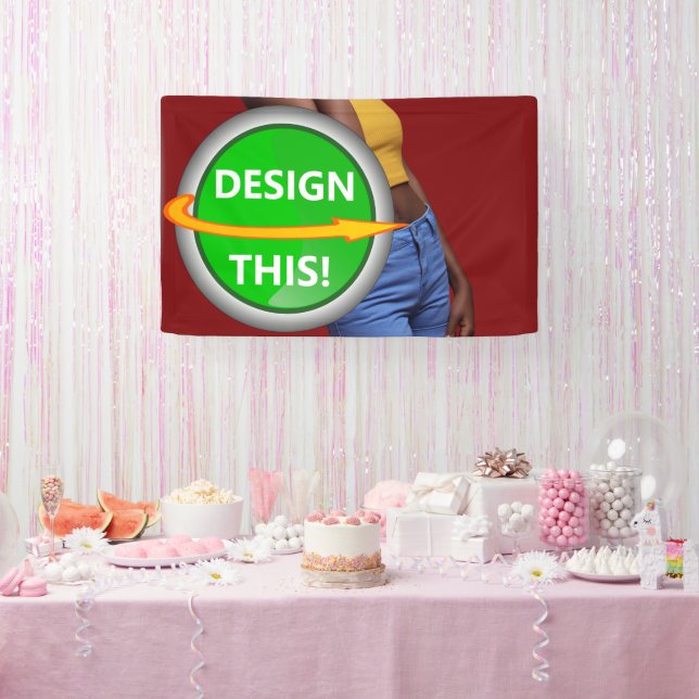COOL ! Bannière - 2.5'x4' - Intérieur - Personnali (Fête)