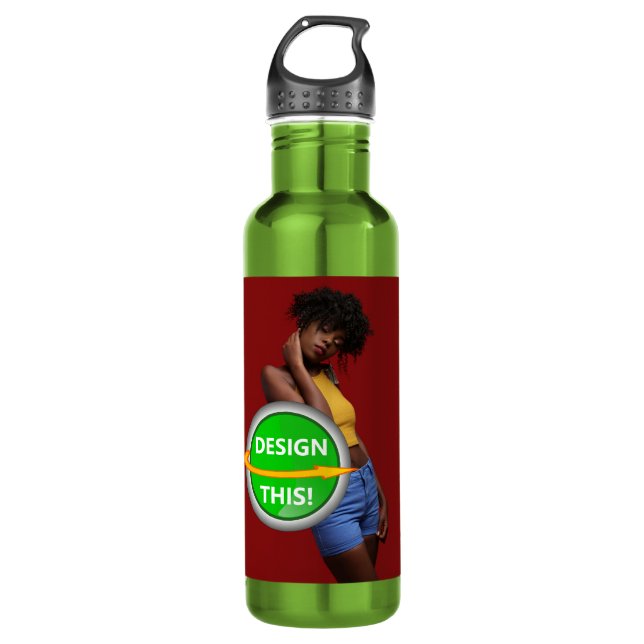COOL ! Bouteille d'eau (24 oz) Apple Green - Custo (Devant)