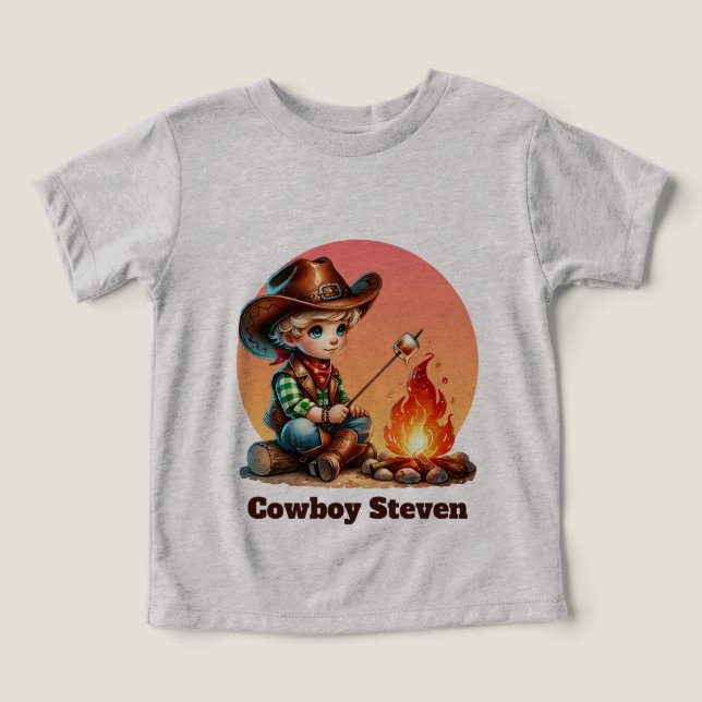 Cool boys cowboy customizable  (Design Recto)