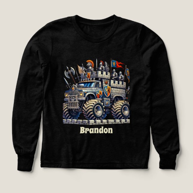 Cool Boys Monster Truck Annonces (Motif recto)